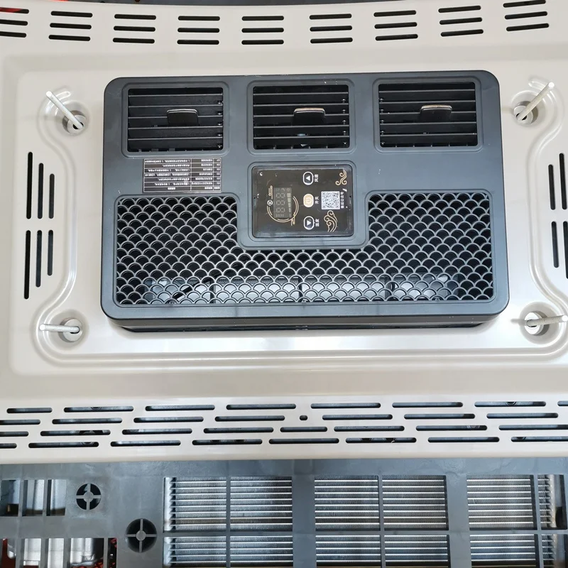 مكيف هواء عالي الجودة 12 فولت 24 فولت يعمل بالبطارية يعمل بالطاقة الشمسية للشاحنة