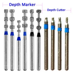 Dental Diamond Bur Depth Marker And Depth Cutter Reduce The Enamel Labial Surface of The Tooth, 20 PCS/Pack