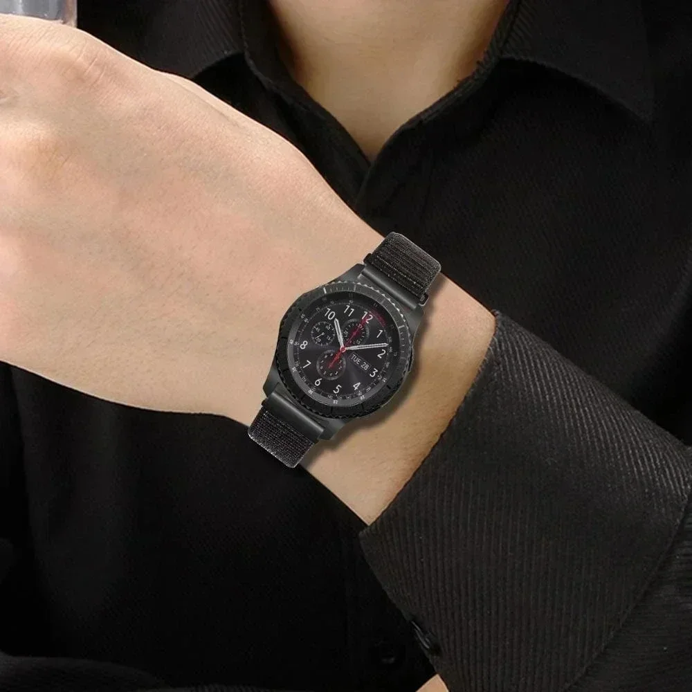 Bracelet à boucle en Nylon pour Amazfit GTS 4/3/2/2e Mini/GTR 4/3/Pro/stratos, 20mm/22mm, Bracelet de montre Amazfit bip-6-3-U-S-lite