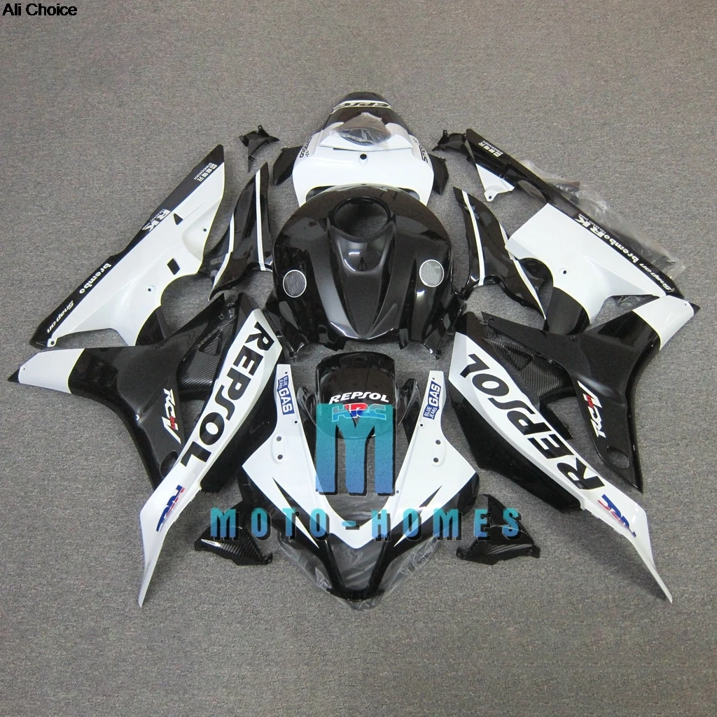 CBR600RR 07 08 Rebuild Motorcycle Fairing for Honda CBR 600RR 2007 2008 Black White Injection Mold Motorcycle Rebuild Bike