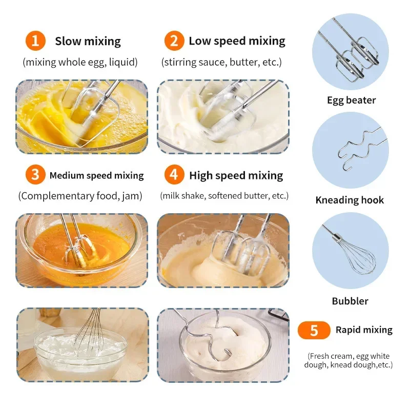 High quality egg beater, three in one multifunctional kneading machine, butter mixer, blender, household furniture