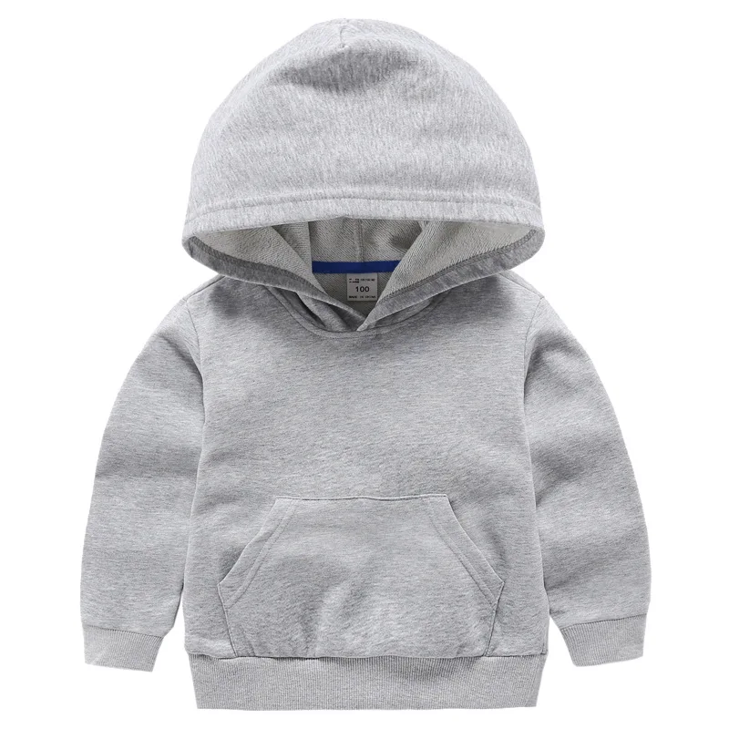 

New children's clothing, boys' spring and autumn styles, solid color children's tops, girls' clothes, trendy hoodies, wholesale