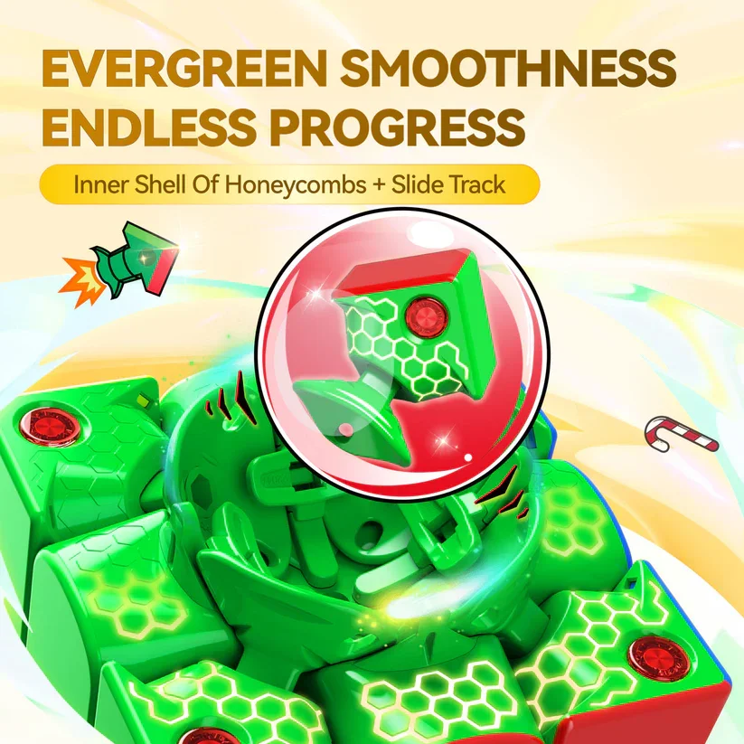 [ECube] GAN356ME รุ่นคริสต์มาส SE 2025 ลูกบาศก์แม่เหล็ก 3x3x3 ปริศนาความเร็ว 3x3 ของเล่นระดับมืออาชีพ Magico Cubo Gancube