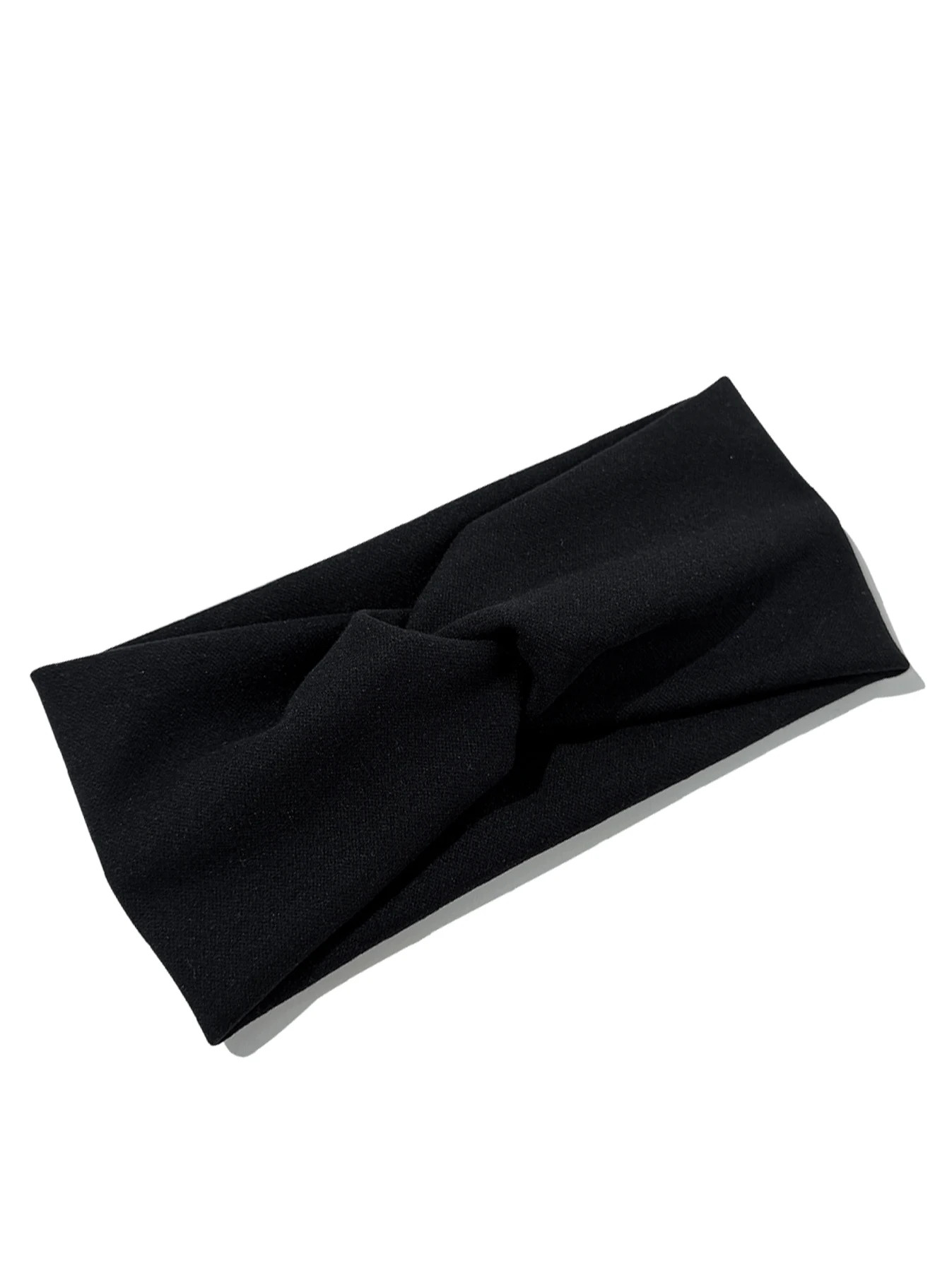 Einfarbiges Kreuz-Haarband für Damen für Sport, Fitness, Laufen, Yoga – lässiges, bequemes Haarband – Detail 2