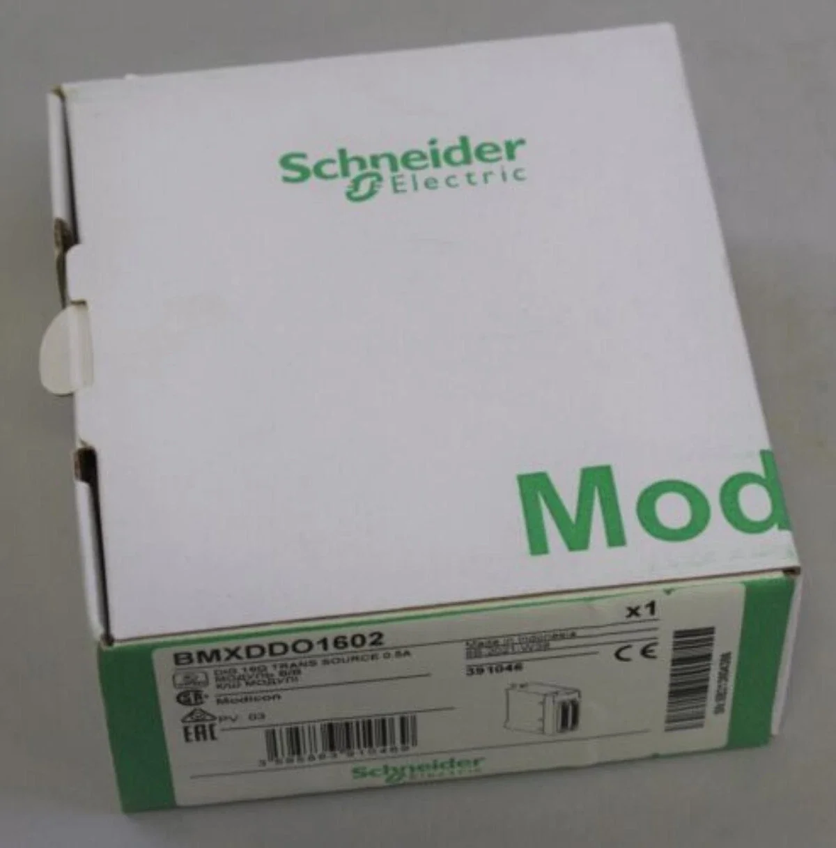 Discrete output module, Modicon X80, 16 transistor outputs, 24V DC positive BMXDDO1602