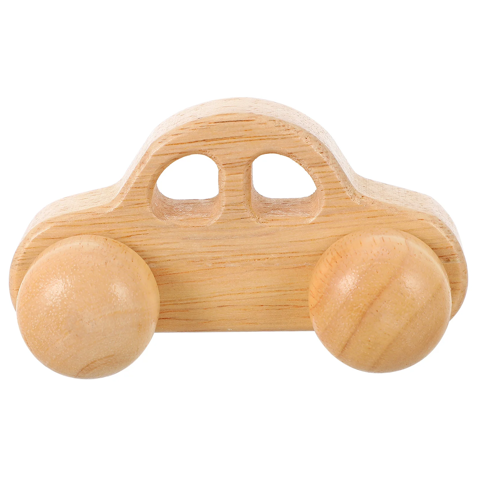 سيارة دفع خشبية استيعاب الطفل لتخفيف المولي للرضع، عجلات تعليمية تعليمية، عجلات متحركة سهلة الإمساك #2