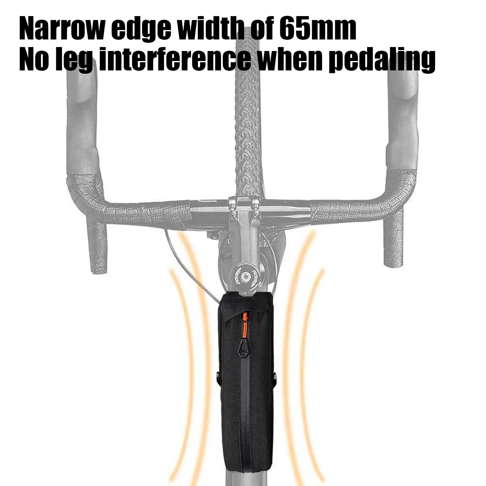 

Road Bike Bag Waterproof Bike Pouch With Reflective Strips Bicycle Pouch For Sports Pack Commuting Mountain Urban Riding Fitness