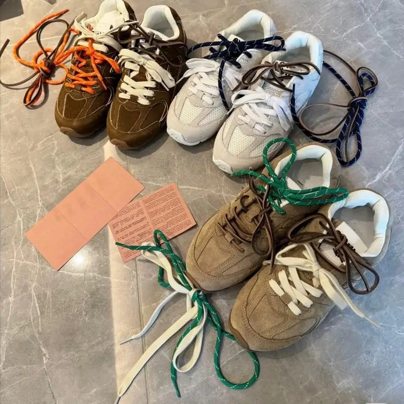 

3 Pcs/set Vintage DE Training Shoelaces Width Round Shoelace Combinations For Canvas Casual Shoes DIY Strings Sports Shoes Laces