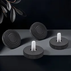 4 pcs set Leveling Feet Adjustable Leveler Floor Protector for House Furniture Chair Table Cabinet Leg 4 Pack