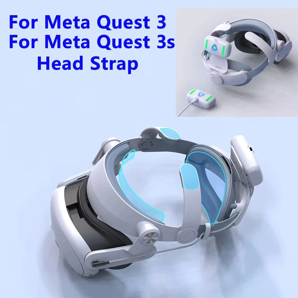 T302 Elite Strap For Meta Quest 3 3sWith 5000/10000mAh Fast