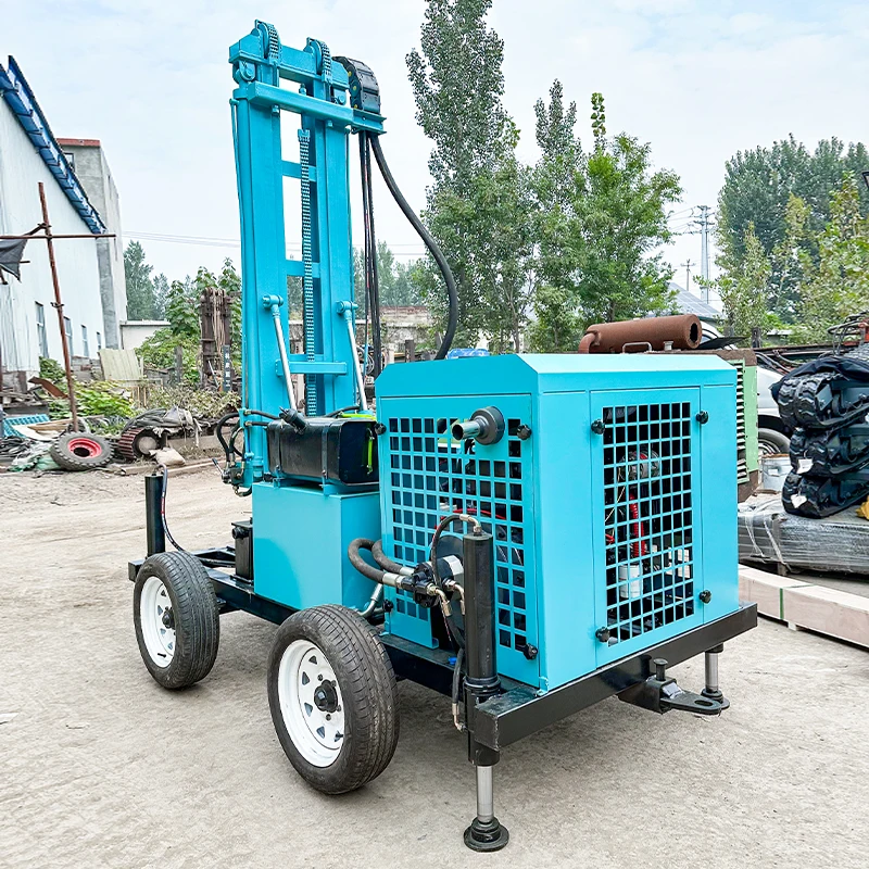 2025200 م 300 م جهاز نوع المقطورة لحفر آبار المياه للبيع