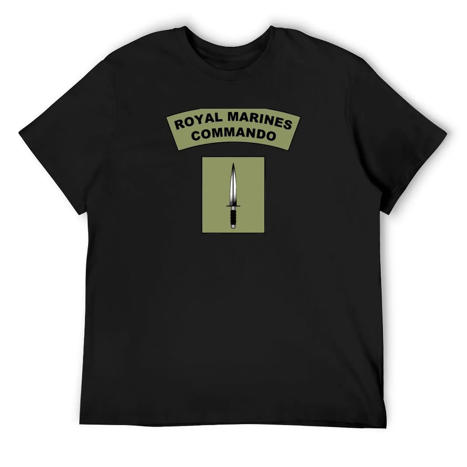 British Royal Marines Commando Dagger Logo T-Shirt new edition vintage t shirts mens t shirt graphic