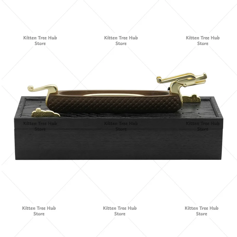 Natural Sandalwood Incense Gift Box with Coil Stick Holder and Burner for Home Aromatherapy