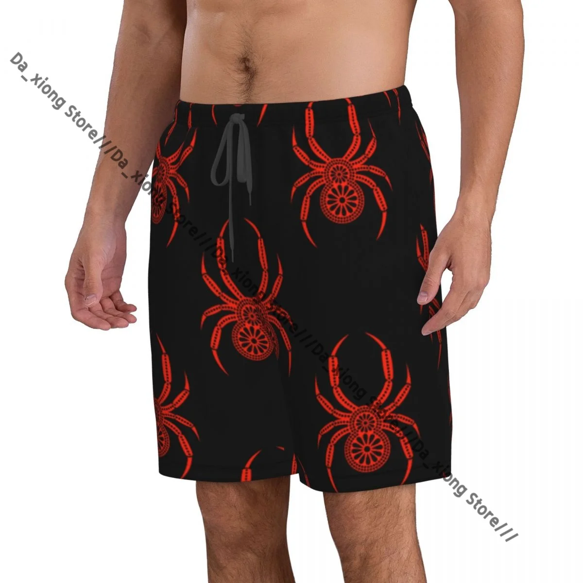 Insects Symmetrical Background Quick Dry Swimming Shorts For Men Swimwear Swimsuit Trunk Bathing Beach Wear