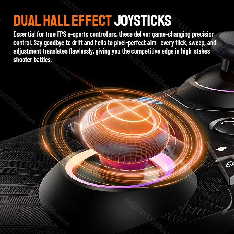 Lenovo S05 Video Game Controller Dual Hall Effect Wireless Gamepad for Switch/Switch OLED/Switch Lite/PC/iPhone/Android Phones