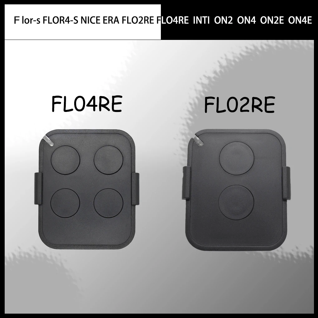 FLO2RE FL04RE Garage Door Remote 433.92MHz  Compatible forRolling Code  ON2 ON4 ON2E ON4E FLO2R-S FLO4R-S