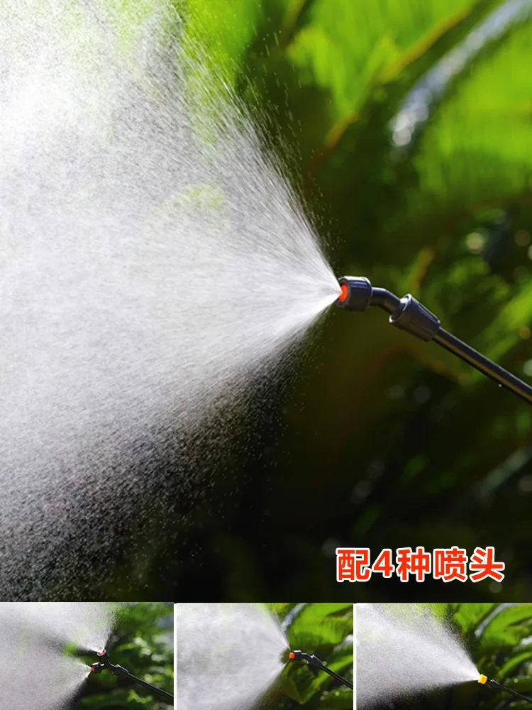 Manual air pressure agricultural household spray high fruit trees, backpack pesticide spraying and flower watering