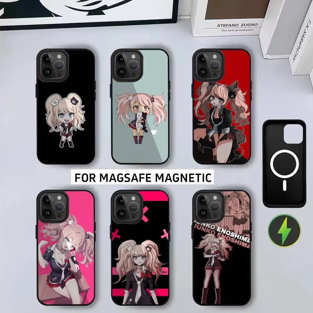

Sweet J-Junko Anime Enoshima-es Phone Case For iPhone17,16,15,14,13,12,11 Plus,Pro Magnetic with Magsafe Wireless Charging
