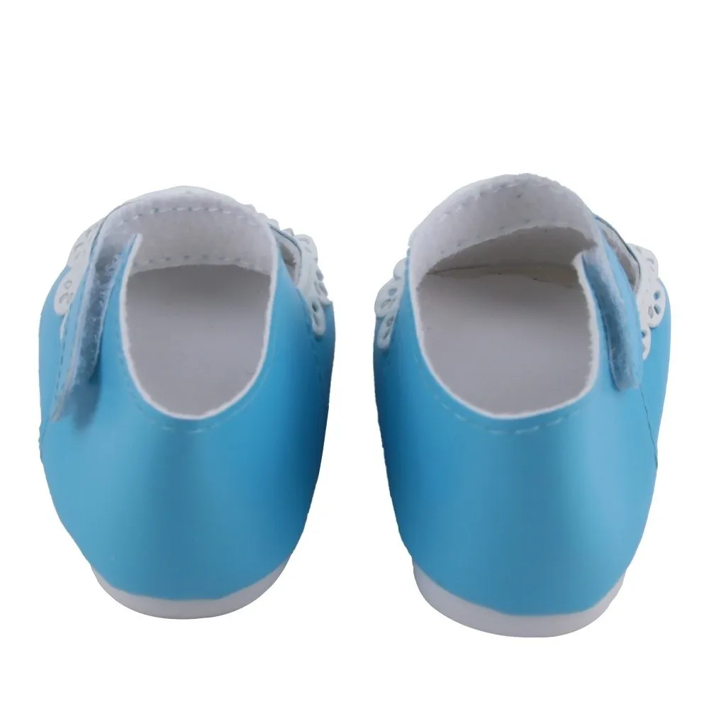 Mini Shoes 8cm Size Shoes Ruffle Design Pu Leather Mini Gossip Shoes Adorable Edged Cute Style Reborn Shoes For 55cm Dolls