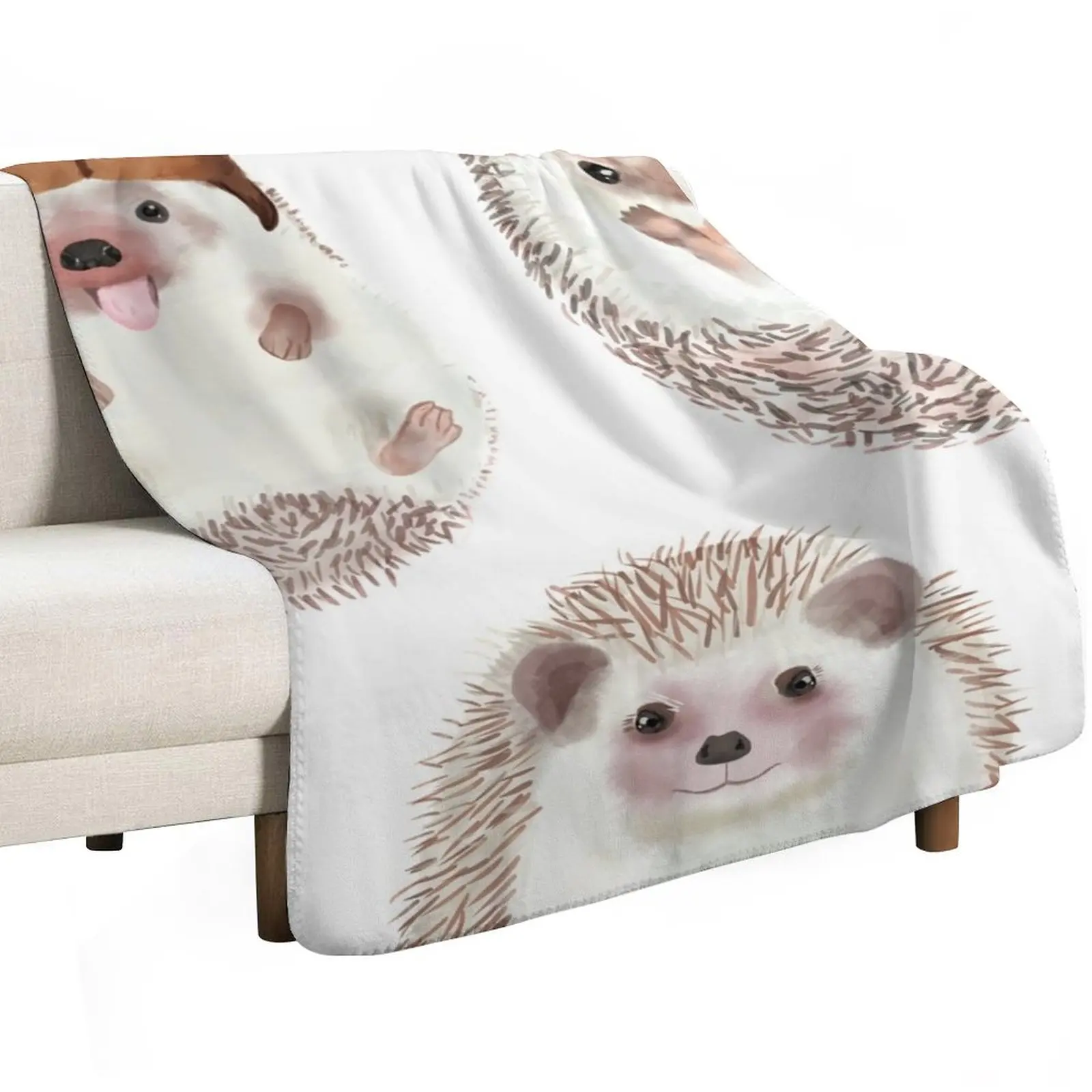 HedgeHogs Throw Blanket anime Custom Heavy Designers Hairy christmas decoration Blankets