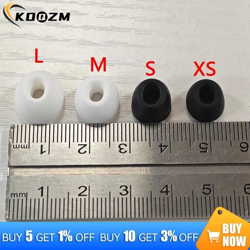 2 Pairs For Airpods Pro 1/2 Generation Ear Tips Liquid Silicone Ear Plug Buds Soundproof Earphone Earplugs For IP Air Pods Pro