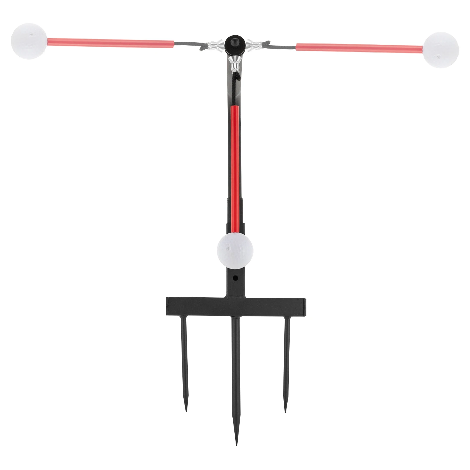 

Outdoor Golf Hitting Swing Training Tool Heights Adjustable Professional Ball Chipping Practice Tool Trainer Assisted 360 Degree
