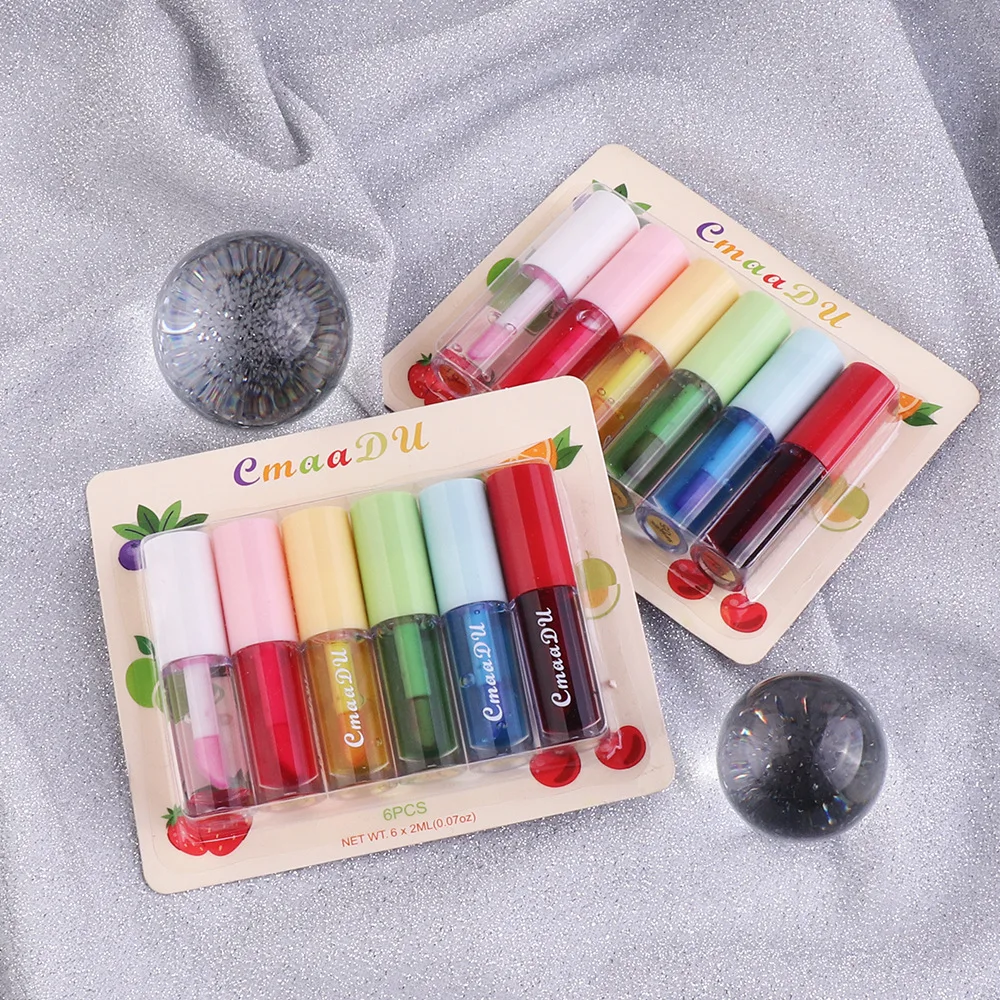 New Moisturizer Lip Gloss Transparent Jelly Flower Color Change Lipstick Cosmetic Makeup Makeup Temperature Lip Waterproof Balm