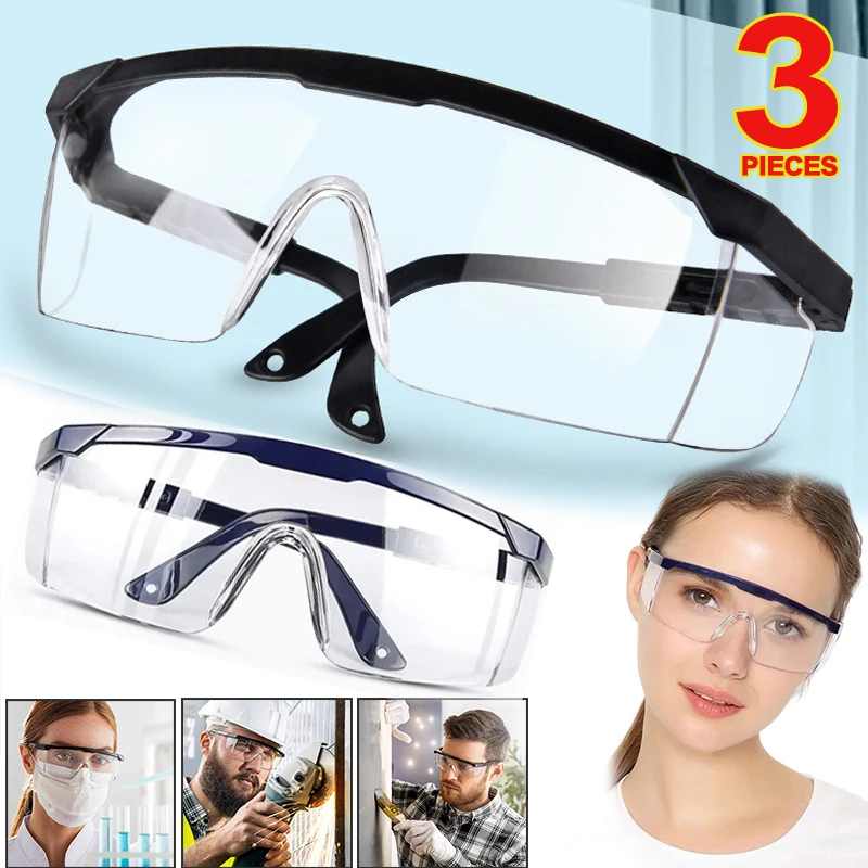 

Eye Protection Safety Goggles Protective Glasses for Work Anti-Splash Eye Protecting Glass Industrial Goggles Cycling Glasses