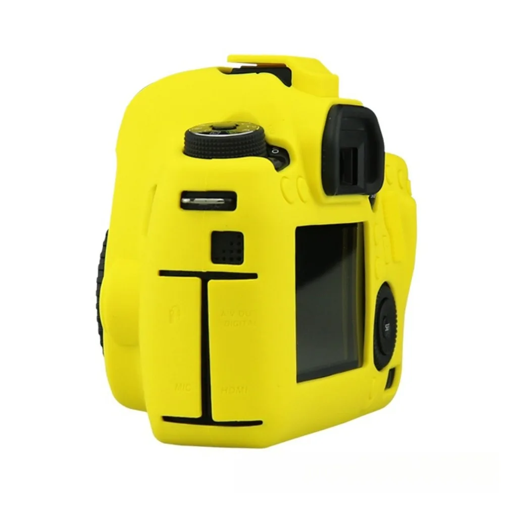 

For Canon 6D soft protective case, Accessories Camera Silicone Case Protective Case + free tempered film