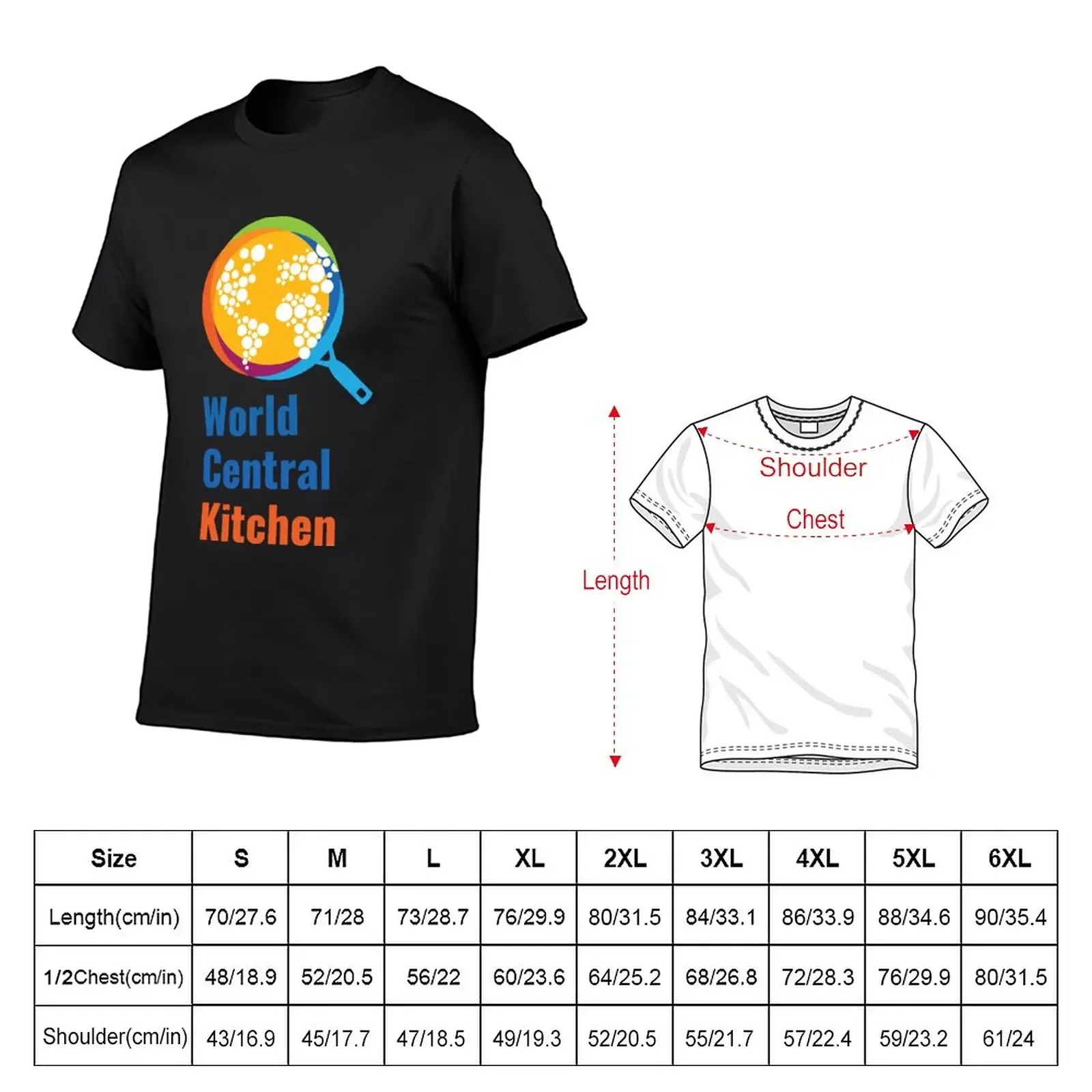 World Central Kitchen Wck T-Shirt cute tops Short sleeve tee plus size tops mens t shirts