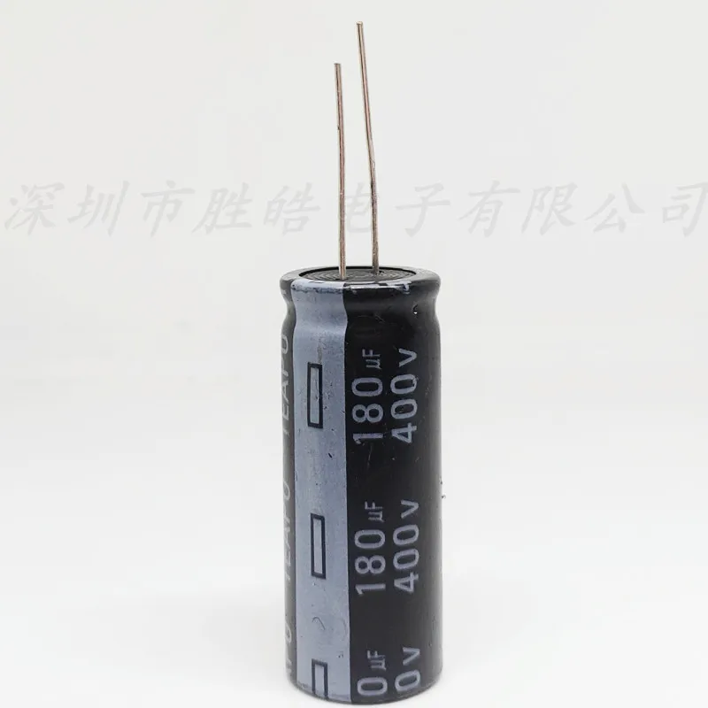 （1PCS） 400V180UF   Aluminum Electrolytic Capacitors  Size 18x40mm  400V180UF  High Quality