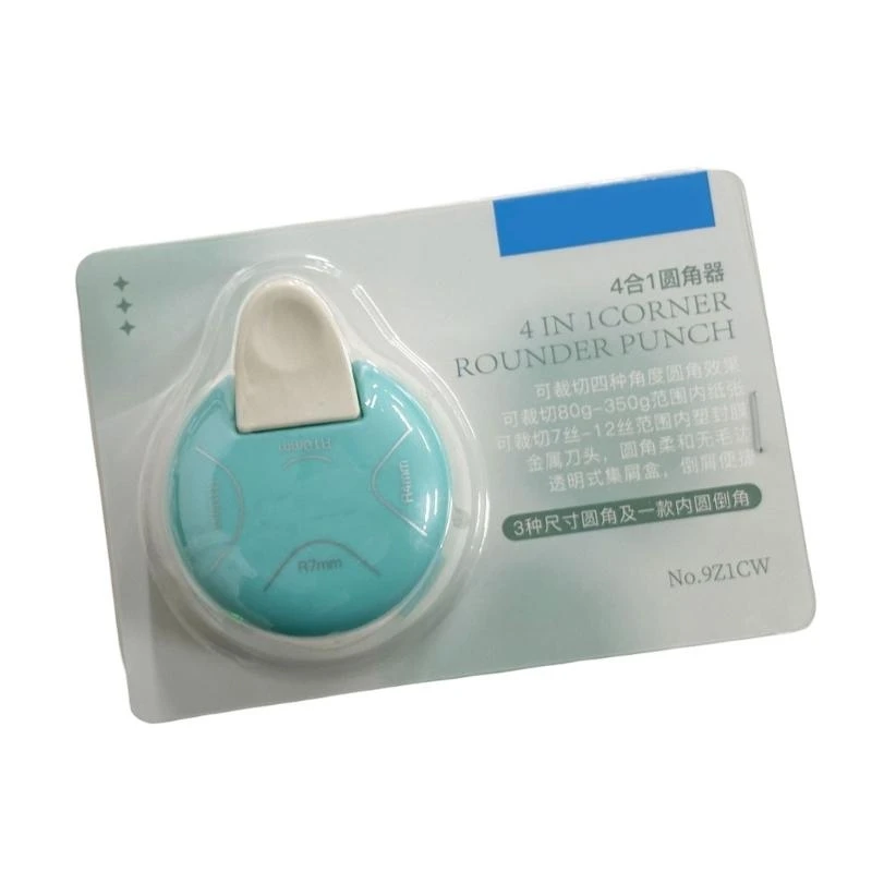 4 في 1 زاوية مستدير البطاقة الدائرية لبطاقات الزاوية صنع اللوازم القاطع الزاوية لدعوة بطاقة الورق وكتاب القصاصات