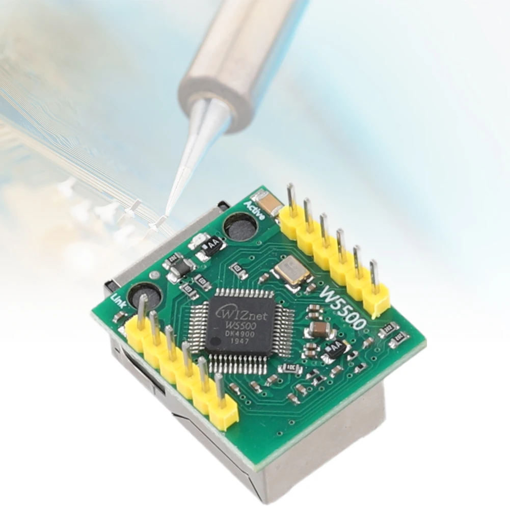 Модуль Ethernet W5500 W5500 USR-ES1 Конвертер SPI в LAN/Ethernet 3,3 В Сетевой модуль Ethernet Smart Electronics