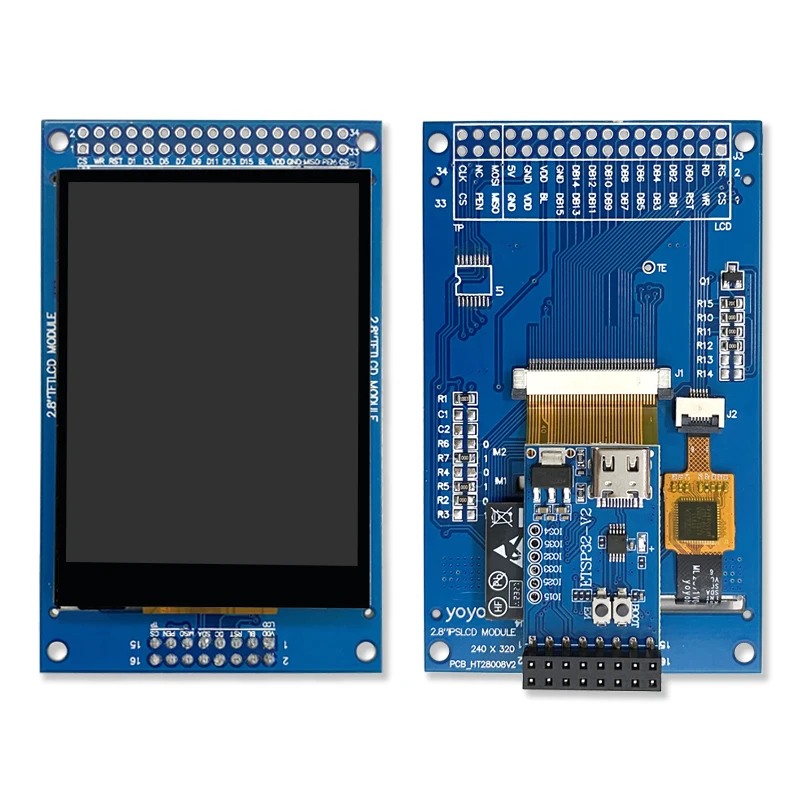 Imagem -06 - Módulo de Exibição Inteligente com Tela Lcd Esp32 Ips Lvgl Wifi e Bluetooth Placa de Desenvolvimento 28 Polegadas 240*320