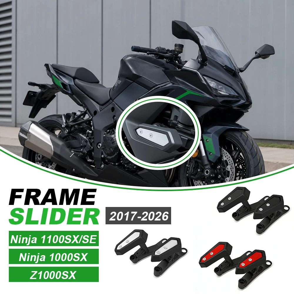 For Kawasaki Ninja 1100SX SE 1000SX Z1000SX 2017-2026 2025  2020 Motorcycle Engine Crash Pads Frame Slider Falling Protector