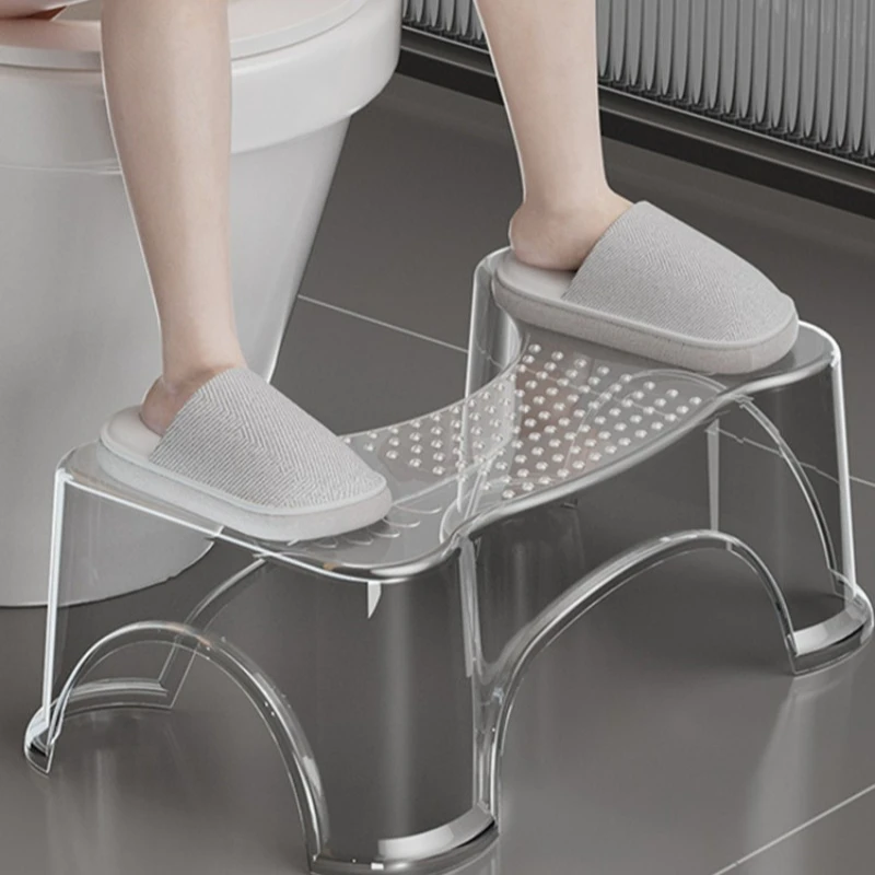 Stools & Ottomans Living Room Furniture, Anti‑Slip Toilet Auxiliary Stool, Foot Stool, Bathroom Foot Cushion for Potty Aid