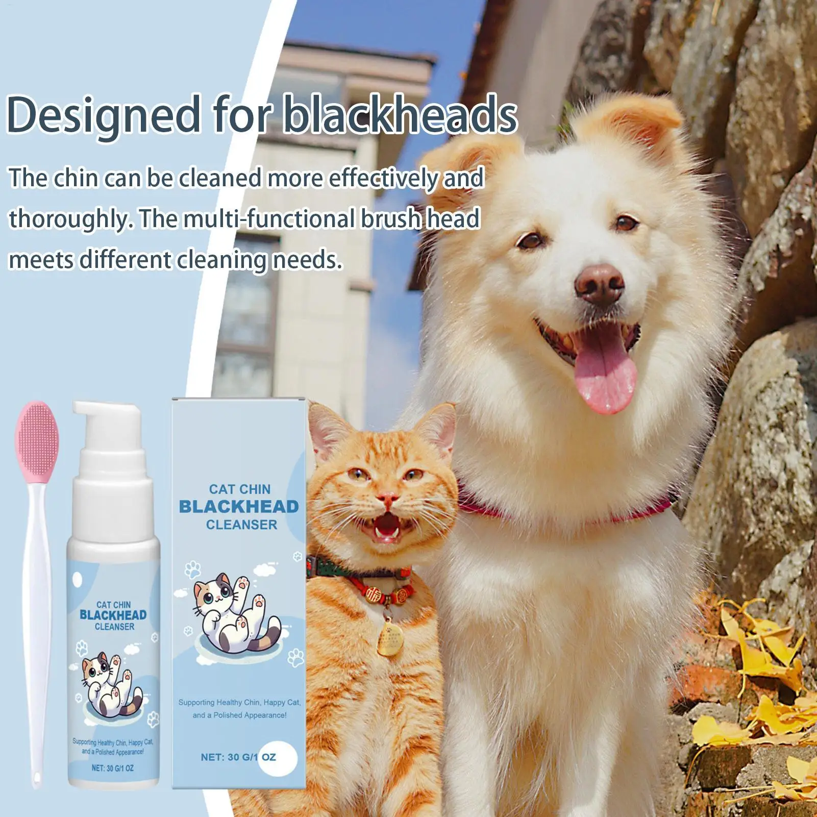 30G Pet Chin Cleane…