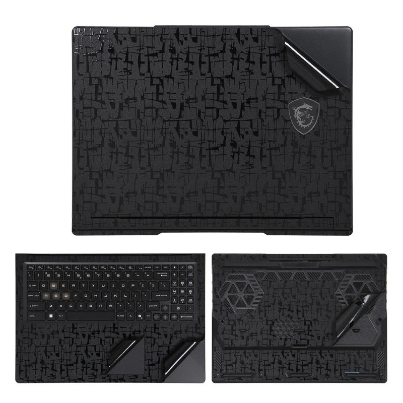 Laptop Skin Stickers for MSI Raider 16 Max HX 2026 PRE-CUT Vinyl Skin Wraps for MSI Crosshair 16 MAX HX Bubbles-free
