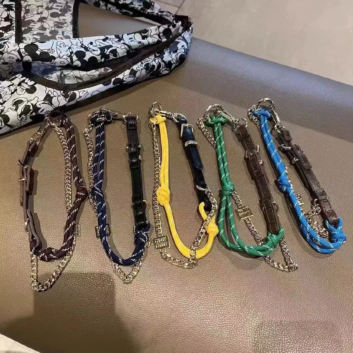 Woven Rope Bag Chain Pendant Decoration DIY High-end Adjustable Small Accessories Fashionable Temperament Accessories