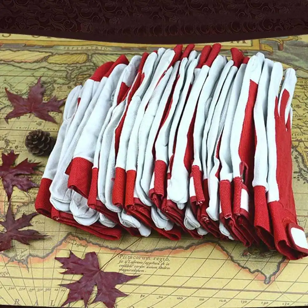 قفازات العمل الآمنة قفازات البناء قفازات البستنة قفازات ميكانيكي خفيفة واجب TIG MIG لحام الجلود قفاز العمل الميكانيكية #6