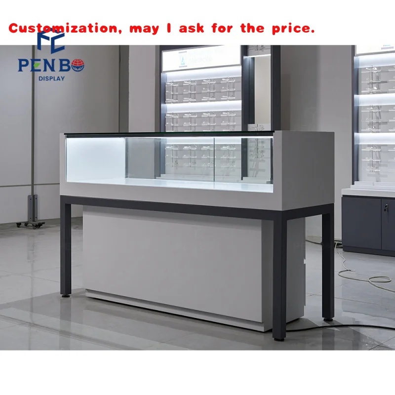 

на заказ. Современный оптический магазин, мебель, светодиодный светильник, витрина для очков, витрина для очков, розничный магазин, торговый центр