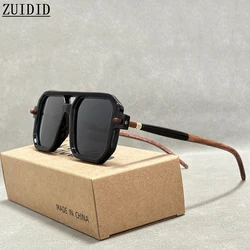Polarized Sunglasses For Men Vintage Square Sunglasses Women 2024 Luxe Trending Fashion Glasses Gafas De Sol Hombre Zonnebril