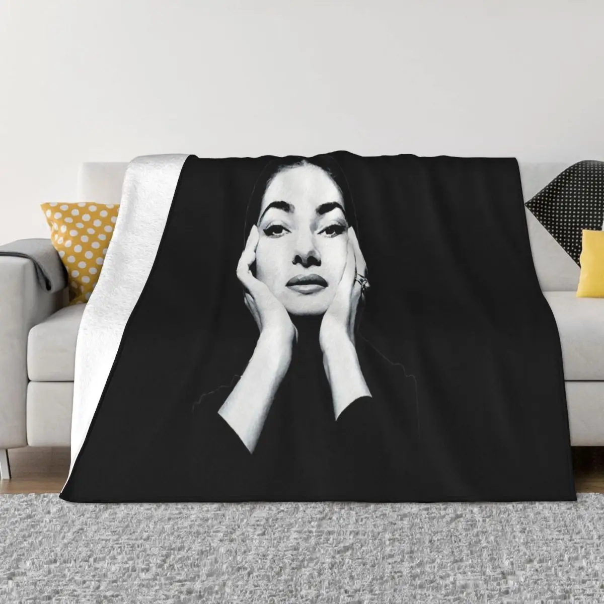 Maria Callas Tullio Serafin Joan Sutherland Montserrat Caballe Opera Children Personality Beautiful Throw Blanket