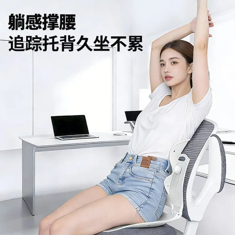 Foldable Ergonomic Lumbar Support Seat Cushion for Office Chair, Adjustable Back Posture Support Pad for Long Sitting, Portable