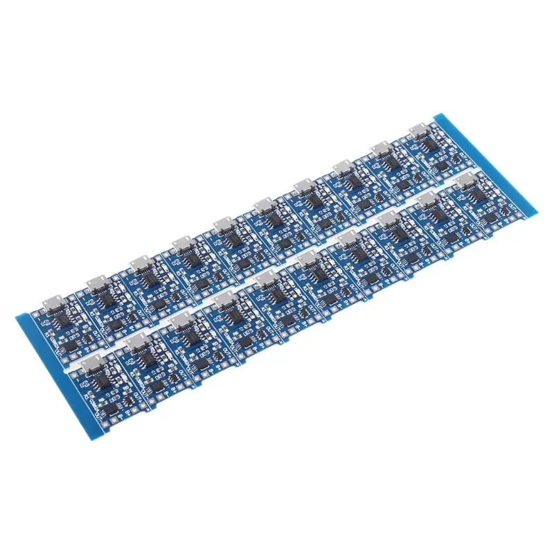 20 piezas Placa carga batería TP4056 con batería para protección 5V Micro USB 1A 18650 Módulo batería