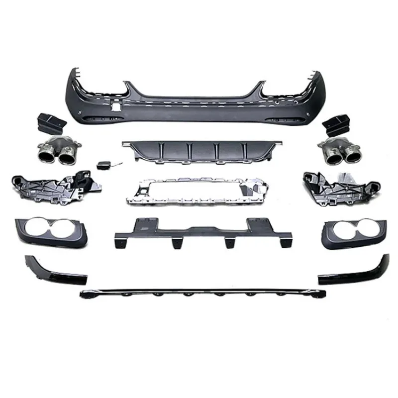 

for GLC X254 GLC43 Style Exhaust Tip 2023-IN GLC W254 Upgrade 43 Rear Diffuser