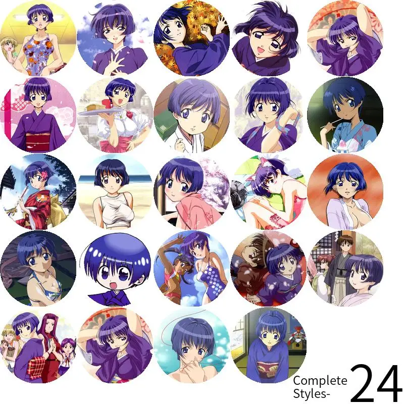 Ai Yori Aoshi Sakuraba Aoi لعبة أنيمي شخصية شارة بروش مرساة الأجهزة الطرفية دبوس 58 مللي متر لتقوم بها بنفسك تلميذ قبعة موضة Fandom