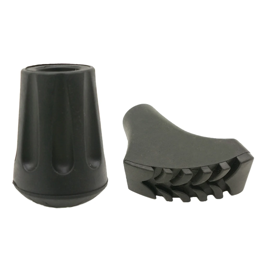 

4 Pcs Trekking Pole Pads Protective Tips for Walking Sticks Cane Foot Covers Rubber Protectors