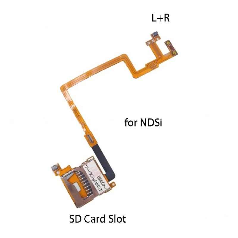 Cable para ranura de tarjeta SD de Nintendo NDSI DSi, botón izquierdo y derecho, interruptor de disparo LR, cable flexible de volumen, accesorios de repuesto y reparación