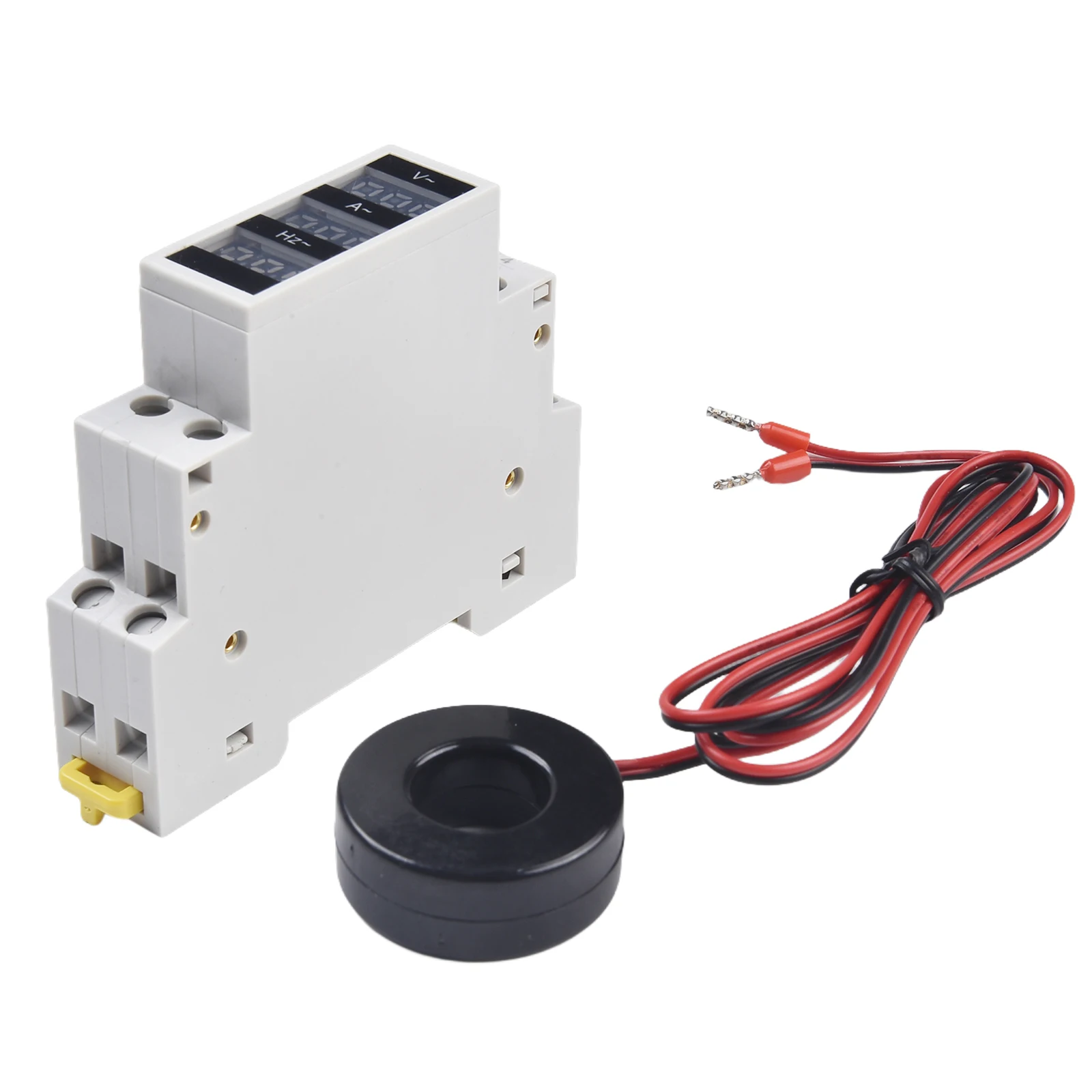 Single Phase Digital Voltmeter Ammeter Hz Meter AC80-500V 3 In For Din Rail Mount Industrial Testing Equipment
